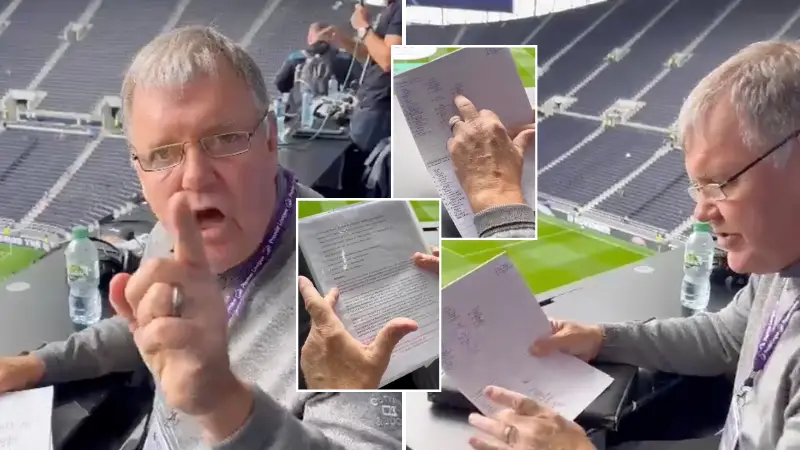 Legendary football commentator Clive Tyldesley gives incredible insight into his pre match preparation