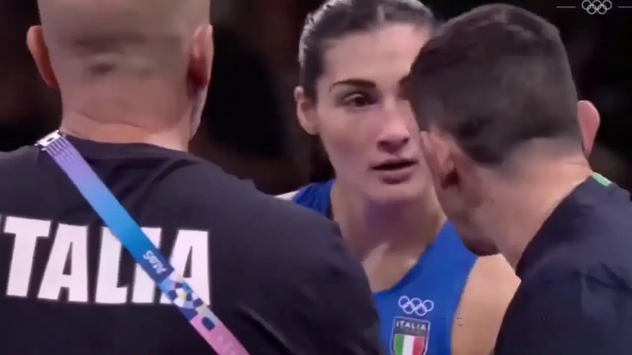 Carini called off the bout after 46 seconds (IOC)