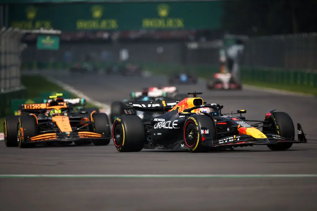Max Verstappen and Lando Norris battled it out in Mexico City (Credit:Getty)