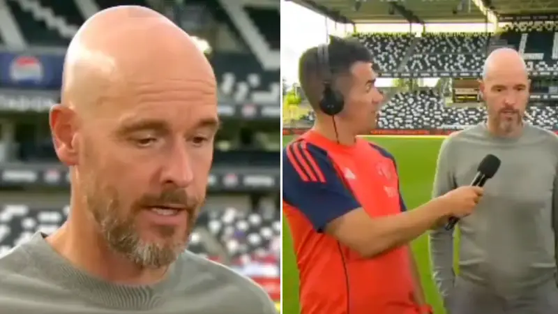 Erik ten Hag rips into his players after Man Utd's pre-season defeat to Rosenborg, he didn't hold back