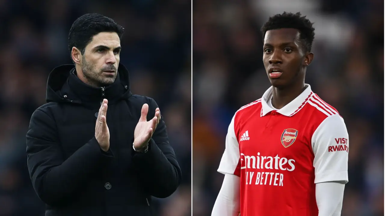 Arsenal boss Arteta issues Nketiah injury update after the striker limps off against Everton