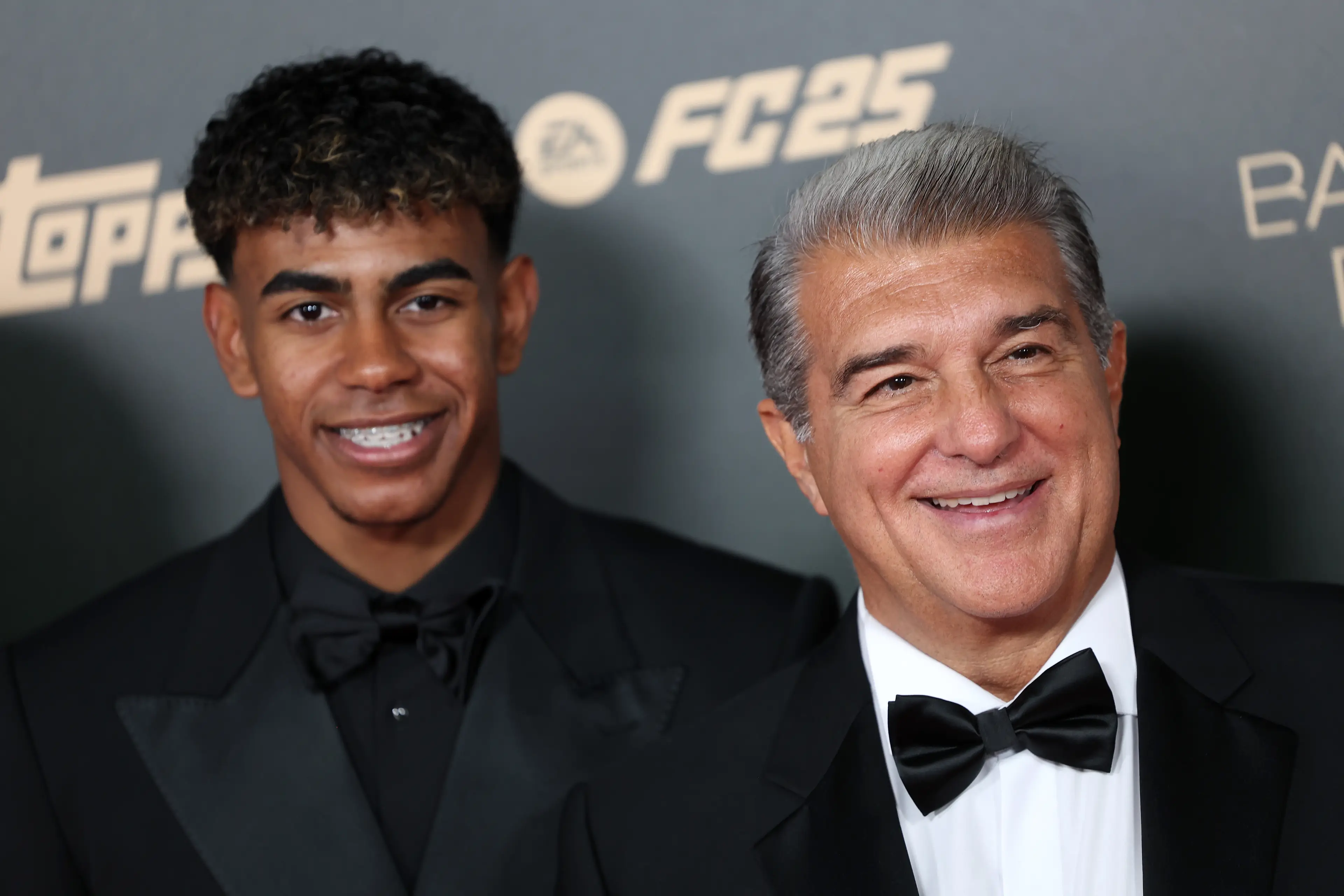 Laporta reveals that Yamal treated the Barcelona team despite his Ballon d'Or disappointment. (Image: Pascal Le Segretain/Getty Images)