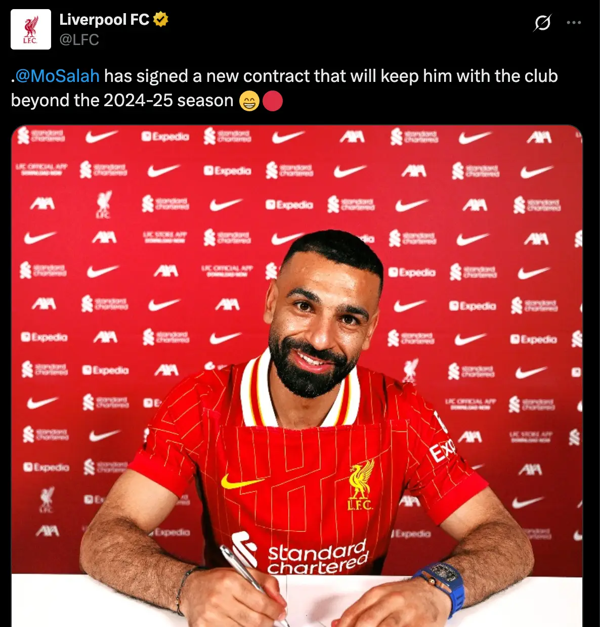 Image: Twitter/@LiverpoolFC