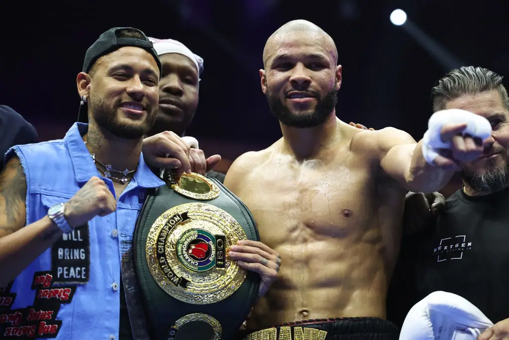 Chris Eubank Jr and Neymar pictured (Image: Getty)