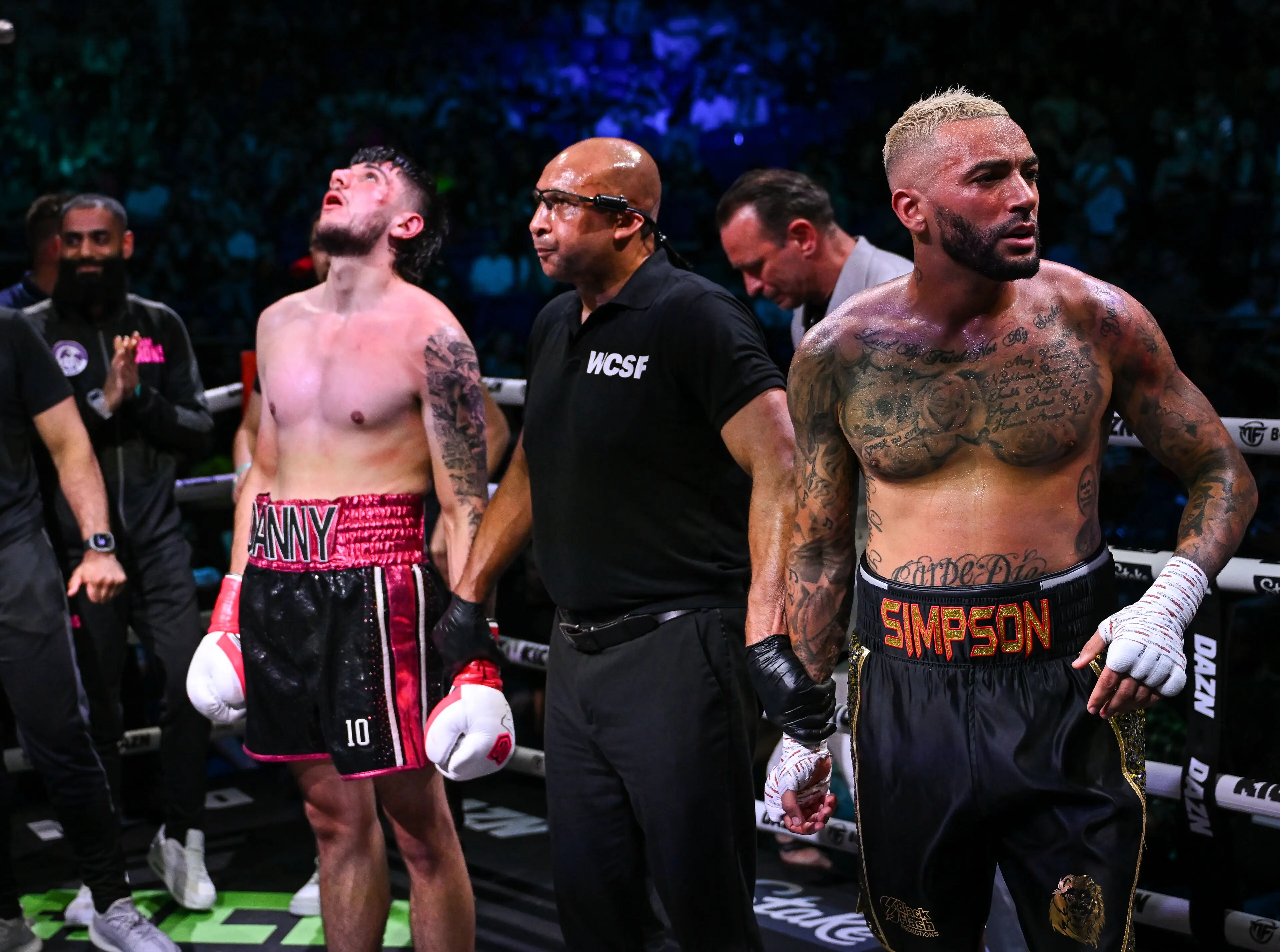 Danny Simpson made his boxing debut in August. Image: Getty
