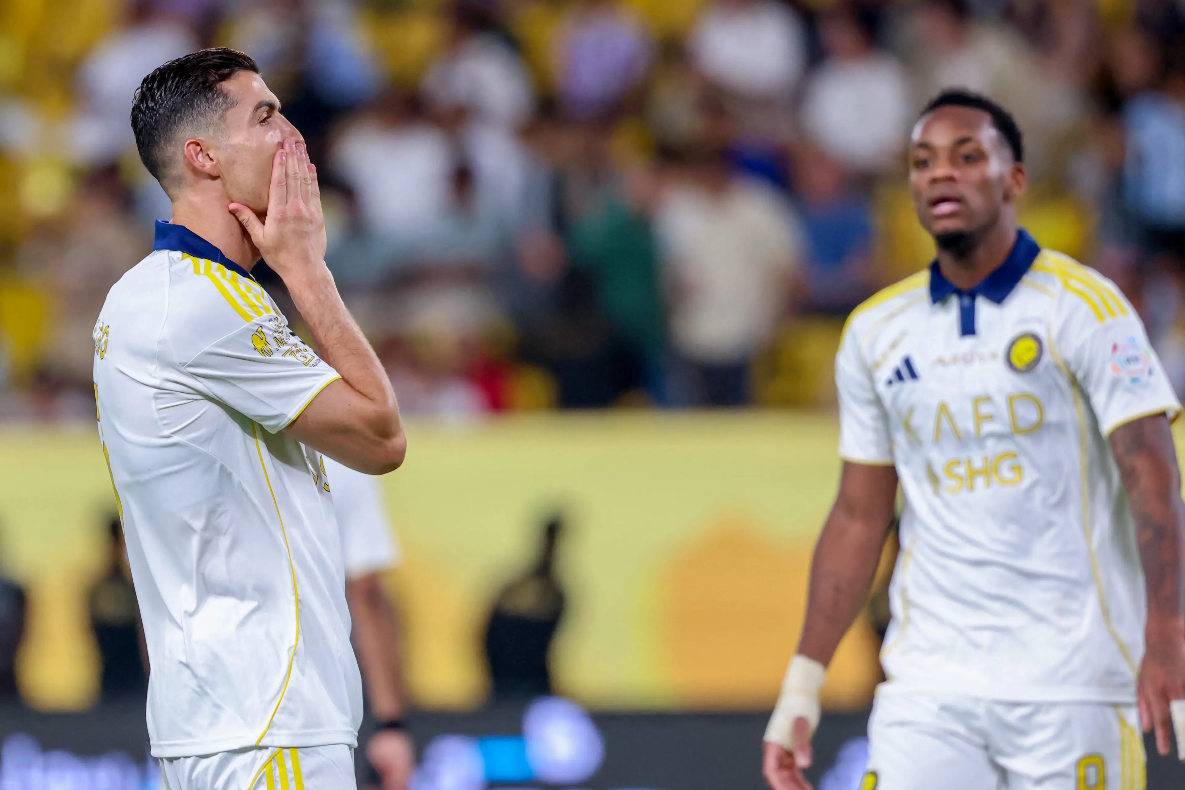 Cristiano Ronaldo may have played his final game of the season for Al Nassr. Image: Getty
