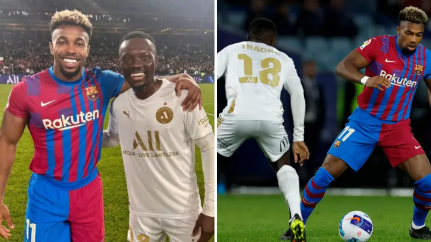 Adama Traore Went Up Against Adama Traore In Barcelona and A-League All Stars Game, Fans Went Nuts Online