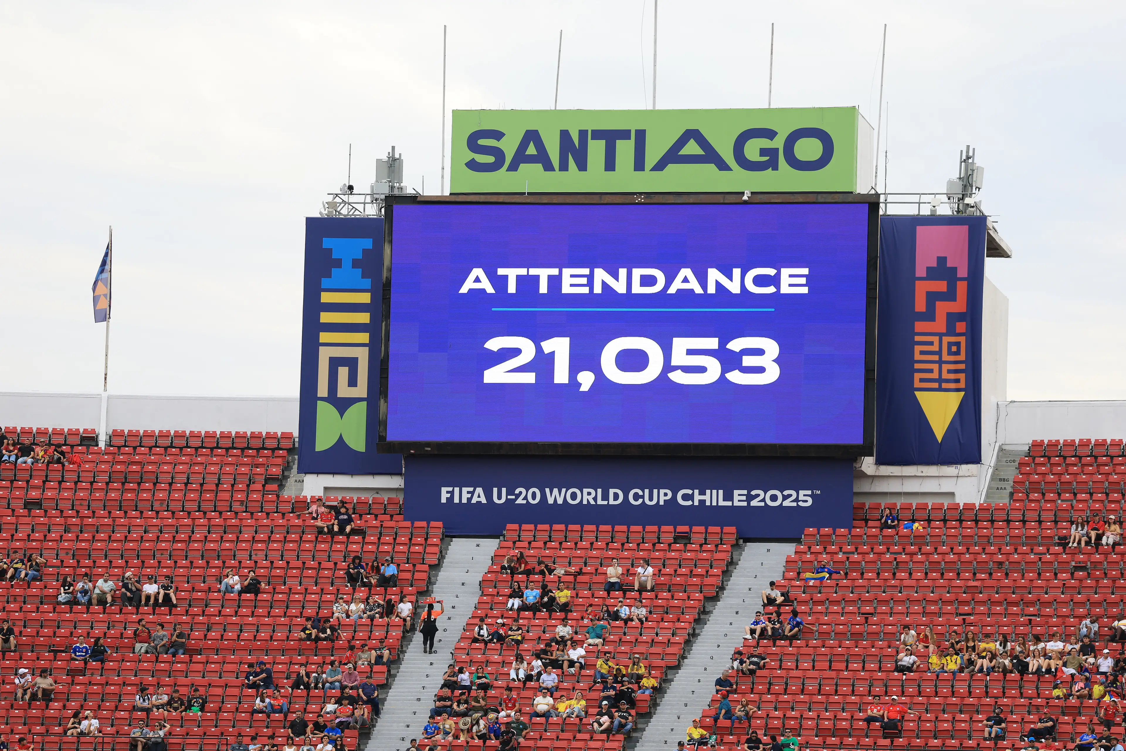Names will flash up on the scoreboard as part of FIFA's experience. Image: Getty