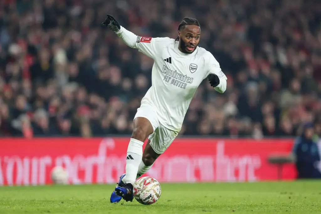 Raheem Sterling in action for Arsenal (Credit:Getty)