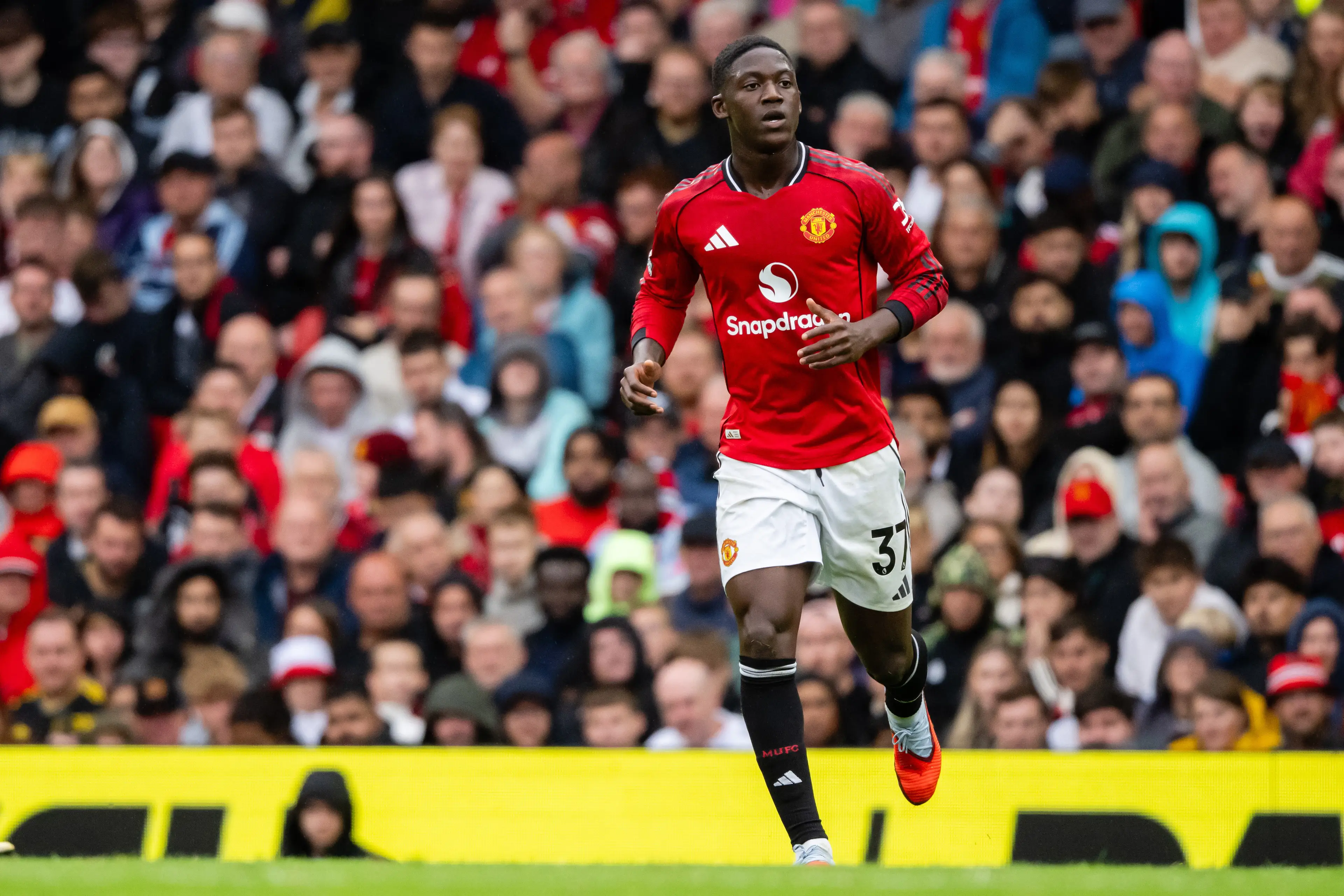 Kobbie Mainoo has played in just one league game this season. Image: Getty 