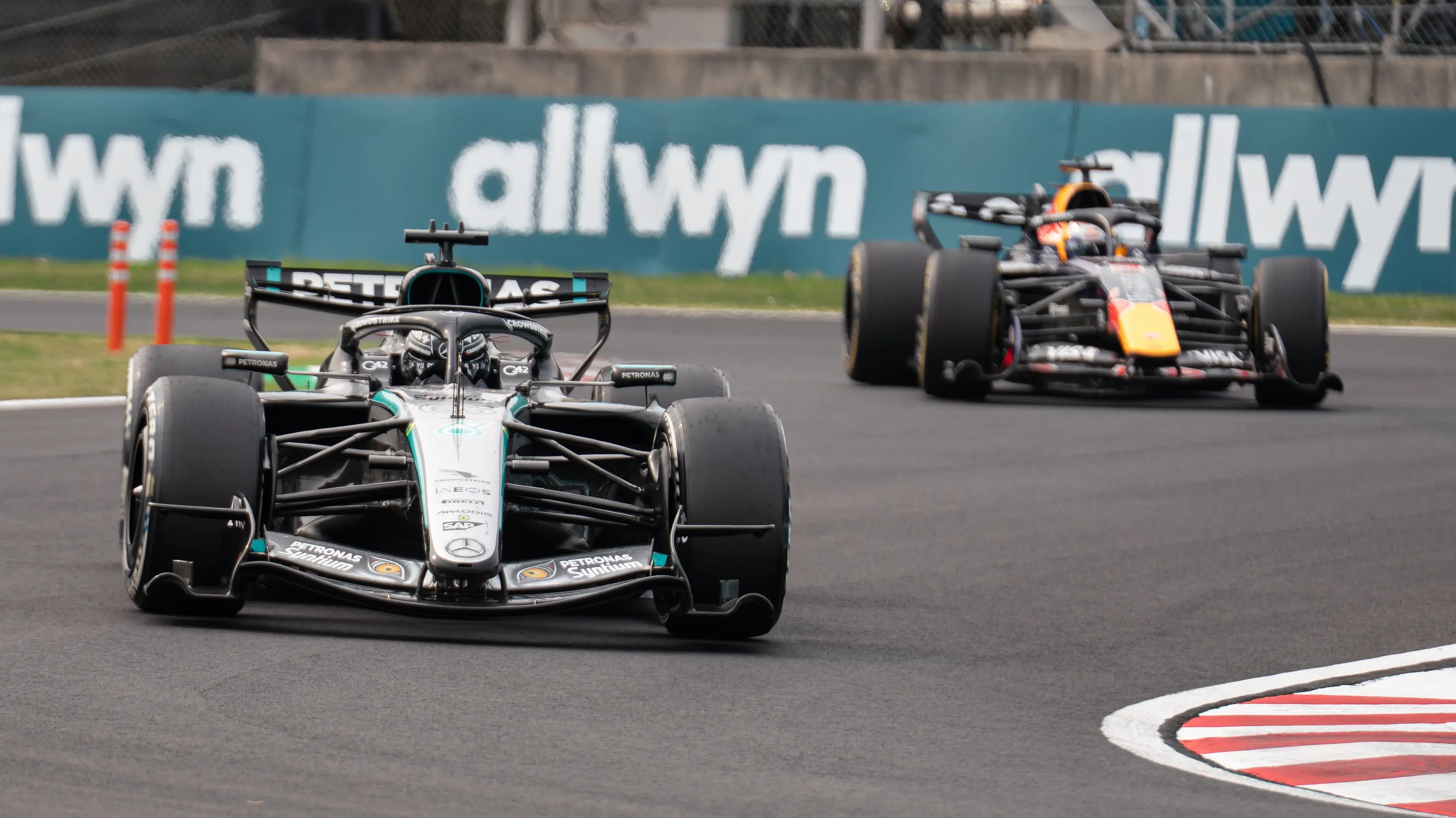 Mercedes and Red Bull