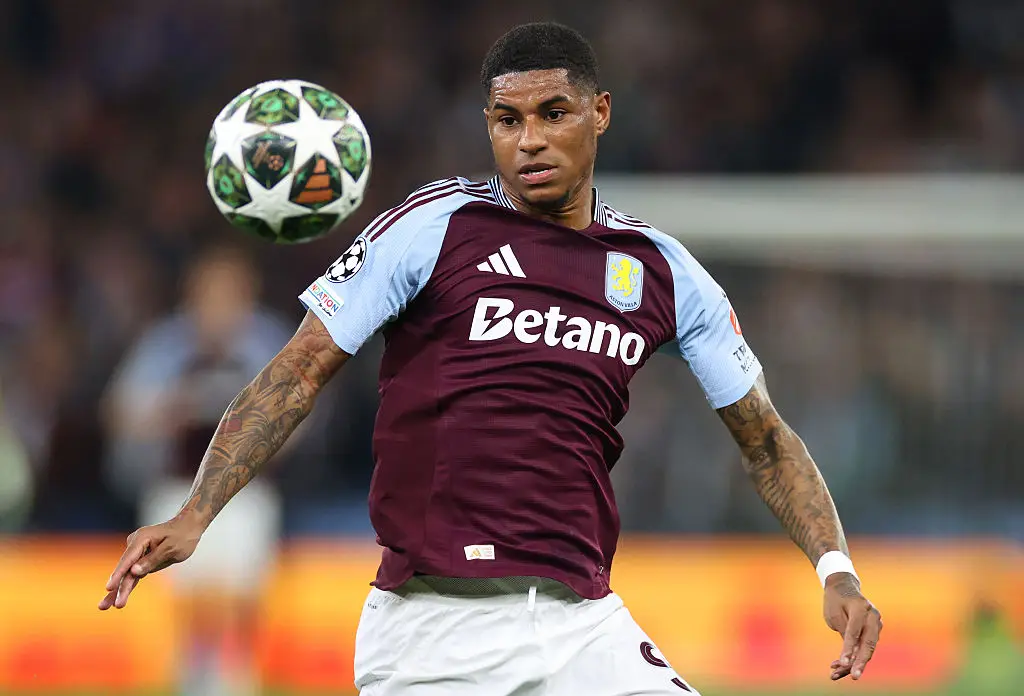 Marcus Rashford is enjoying life at Aston Villa (Credit:Getty)