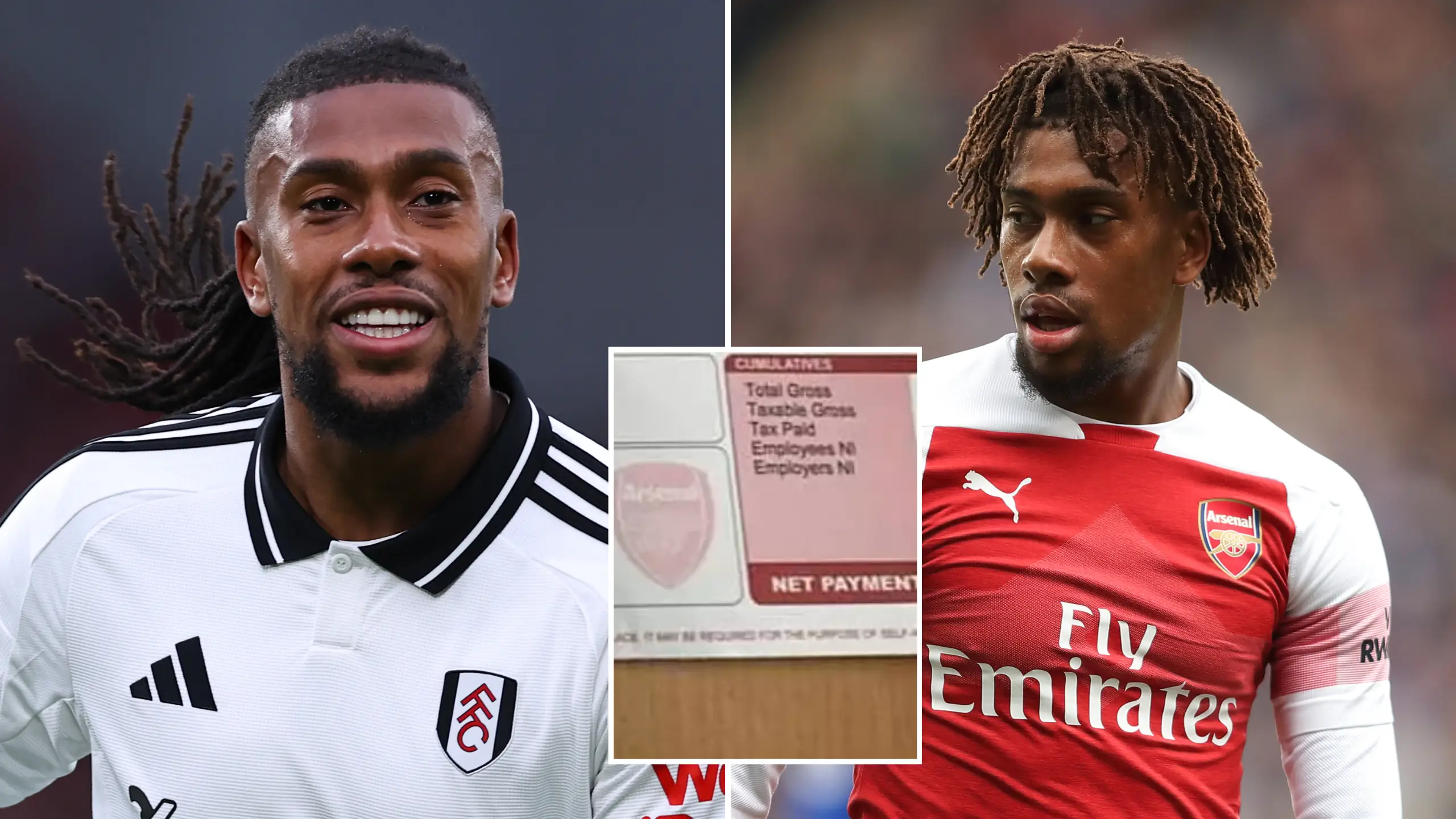 Former Arsenal winger Alex Iwobi had his payslip leaked online and it's mind-blowing