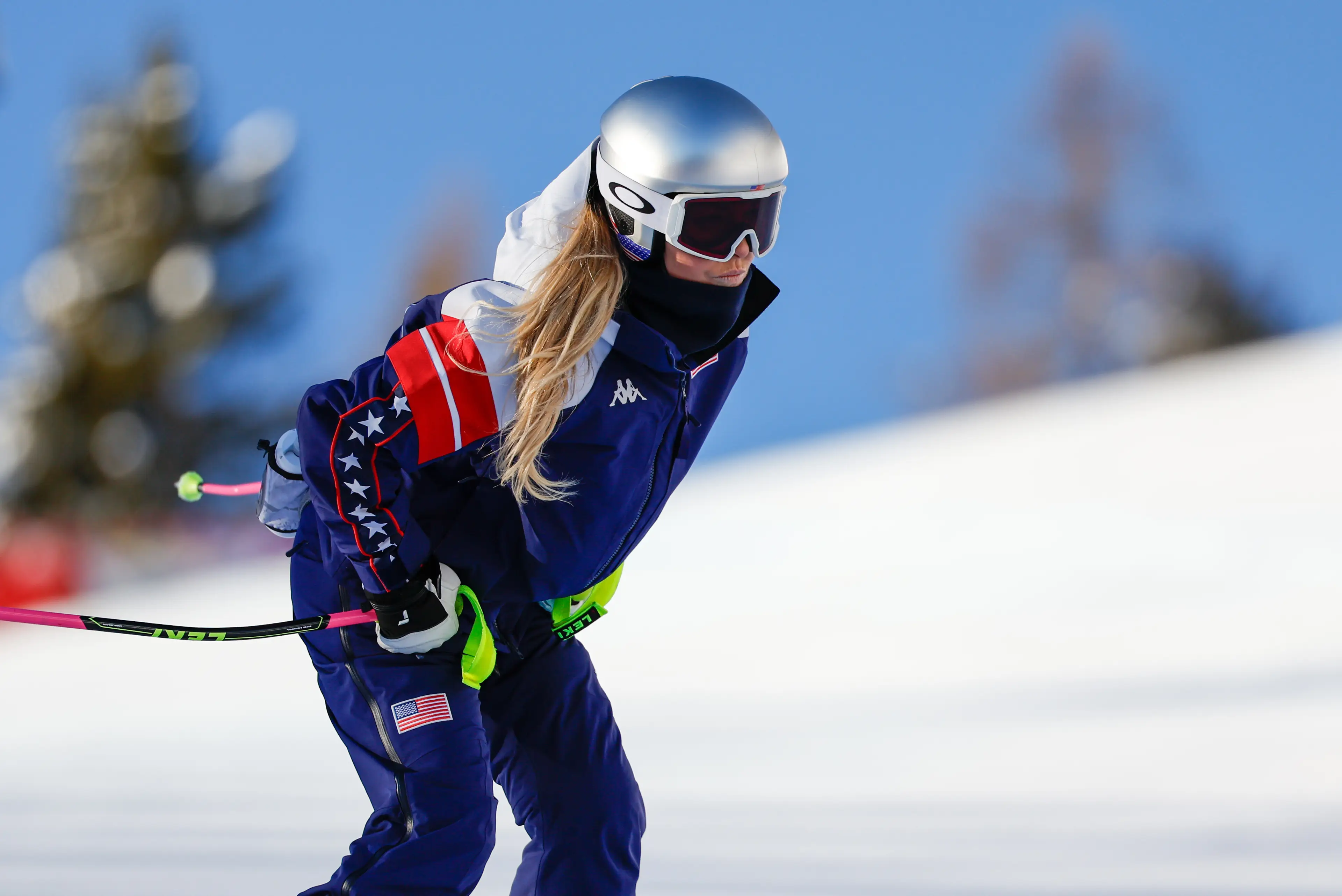 Lindsey Vonn suffered a nasty crash at the Winter Olympics. Image: Getty 