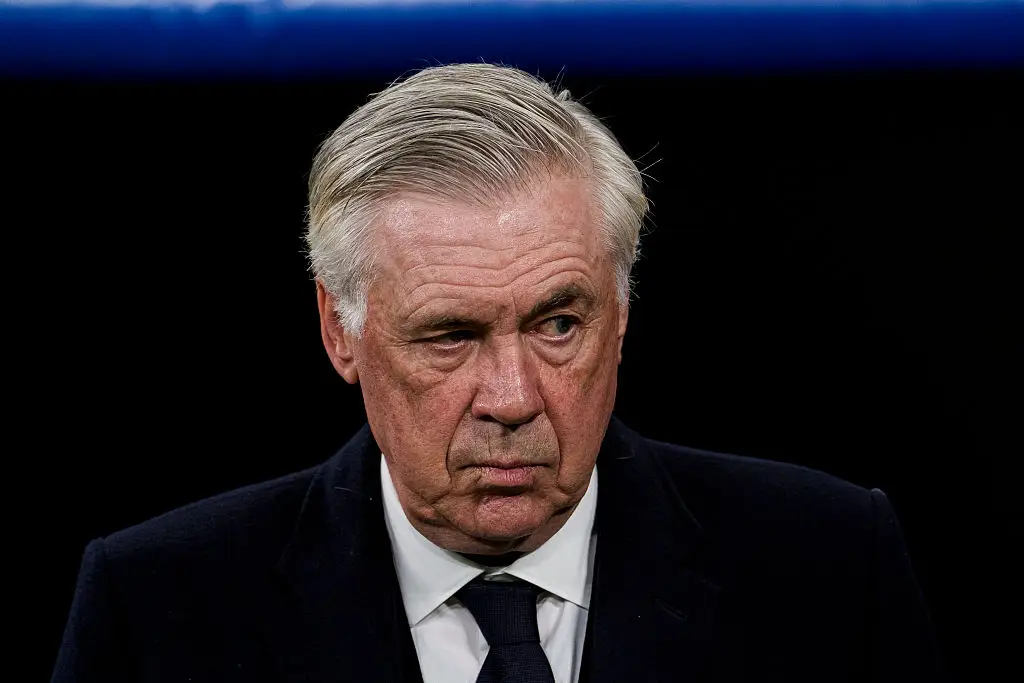 Carlo Ancelotti will reportedly leave Real Madrid at the end of April. (Image: Getty)