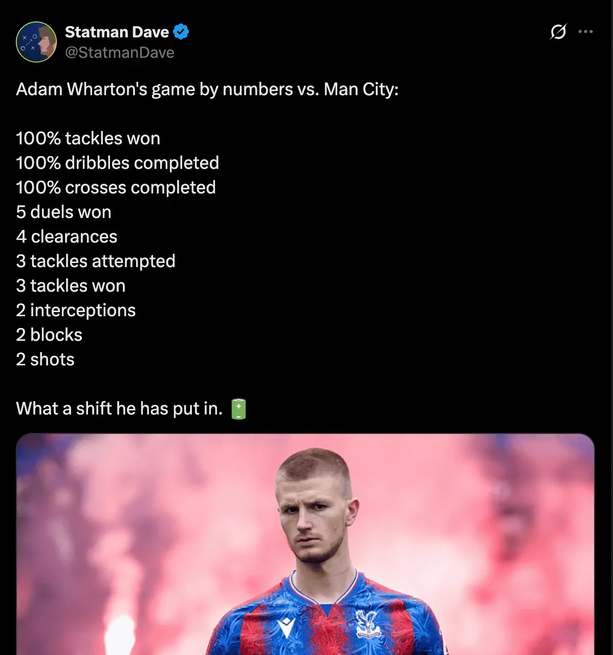 Image: Twitter/@StatmanDave