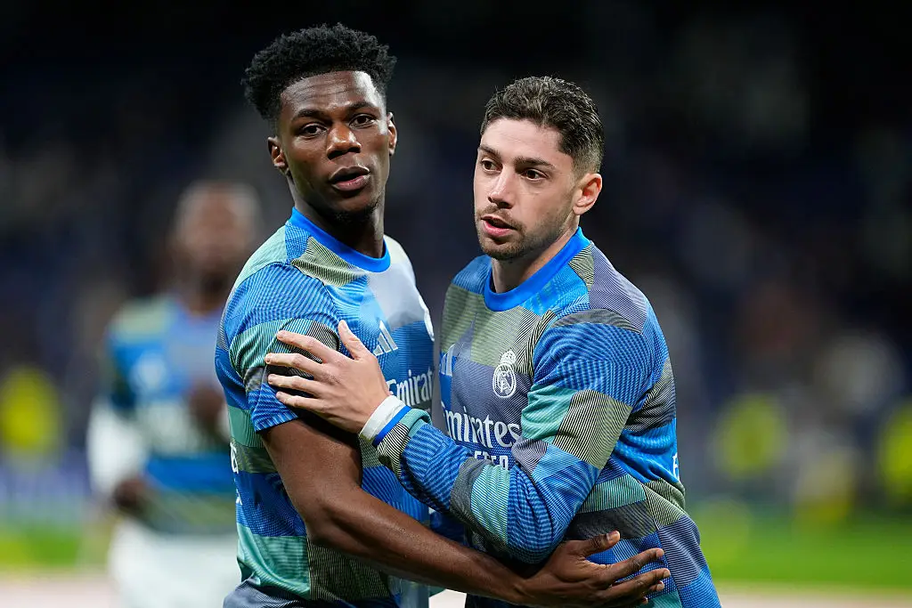 Aurélien Tchouaméni and Fede Valverde had a fight (Credit:Getty)
