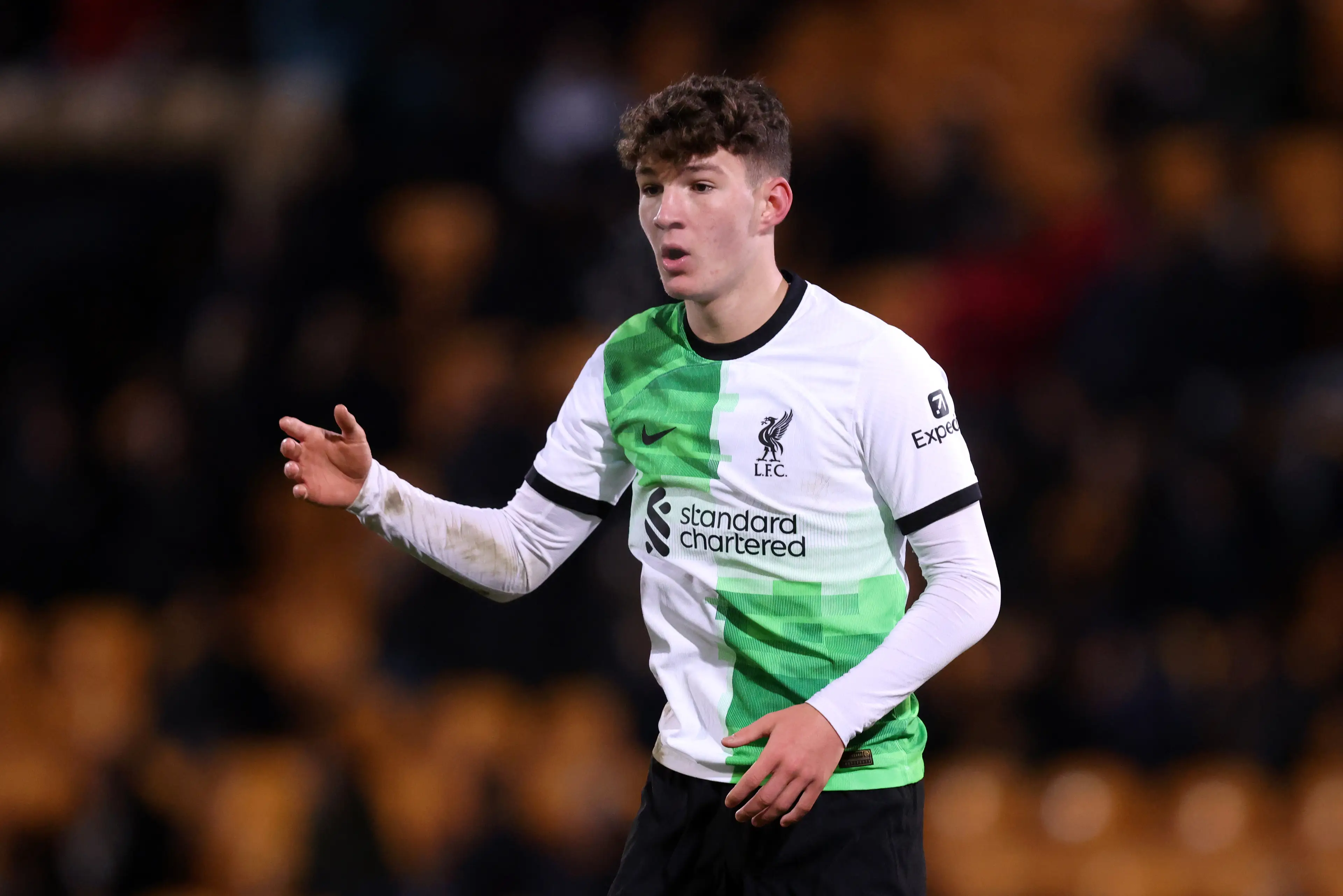 Lewis Koumas is highly rated at Liverpool. (Image: Getty)