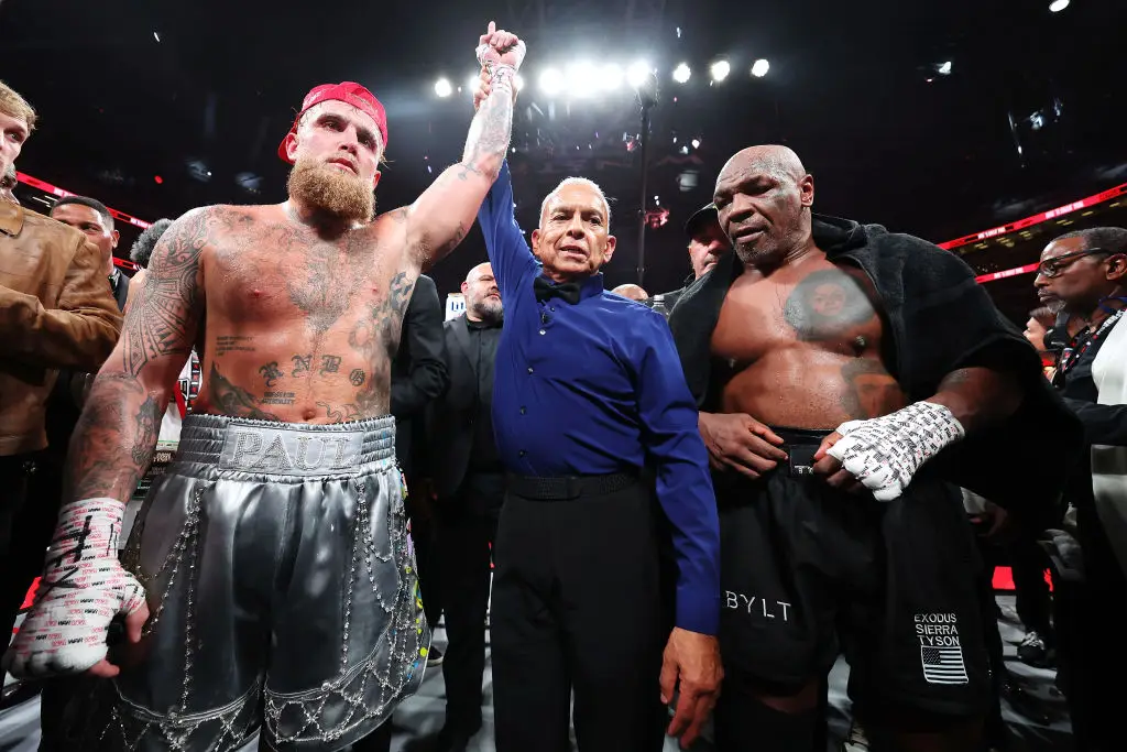 Jake Paul vs Mike Tyson was watched by over 100 million people. (Image: Al Bello/Getty Images for Netflix © 2024)