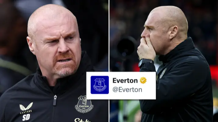 Everton release incredibly blunt statement confirming Sean Dyche's departure just hours before FA Cup match