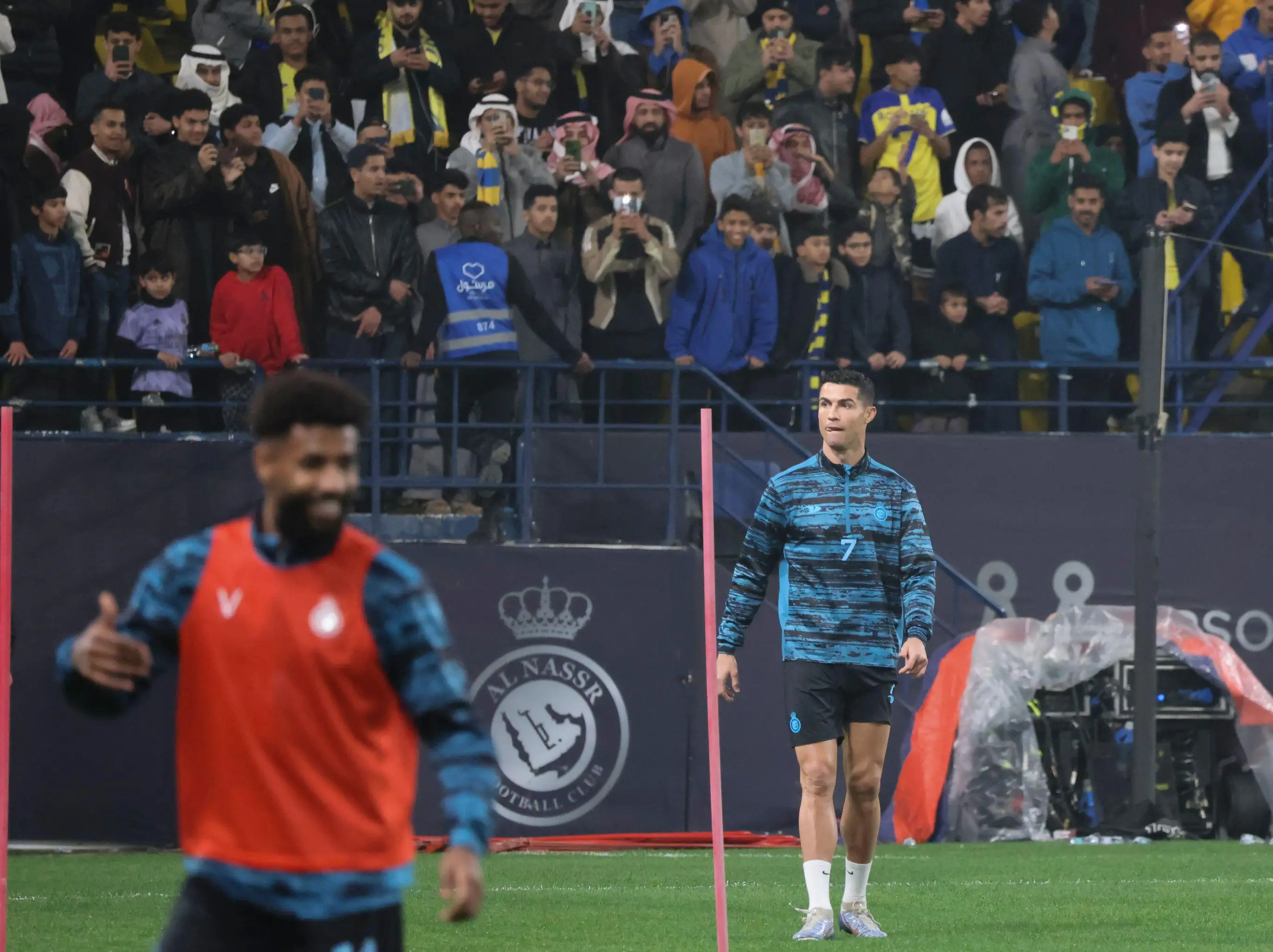 Cristiano Ronaldo has already trained with the Saudi Pro League club. Image credit: Alamy