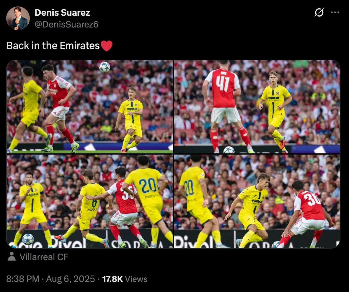 Image: Twitter/@DenisSuarez6