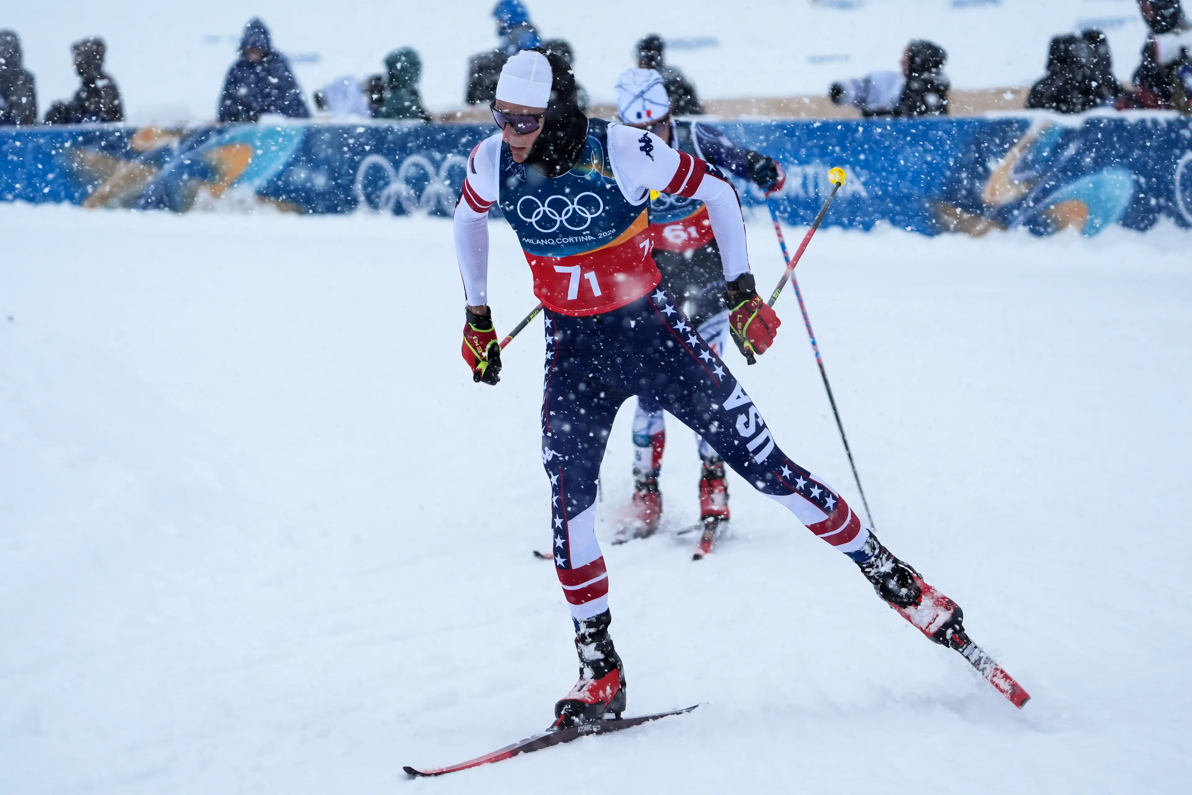 Loomis narrowly avoided a serious injury. Image: Getty