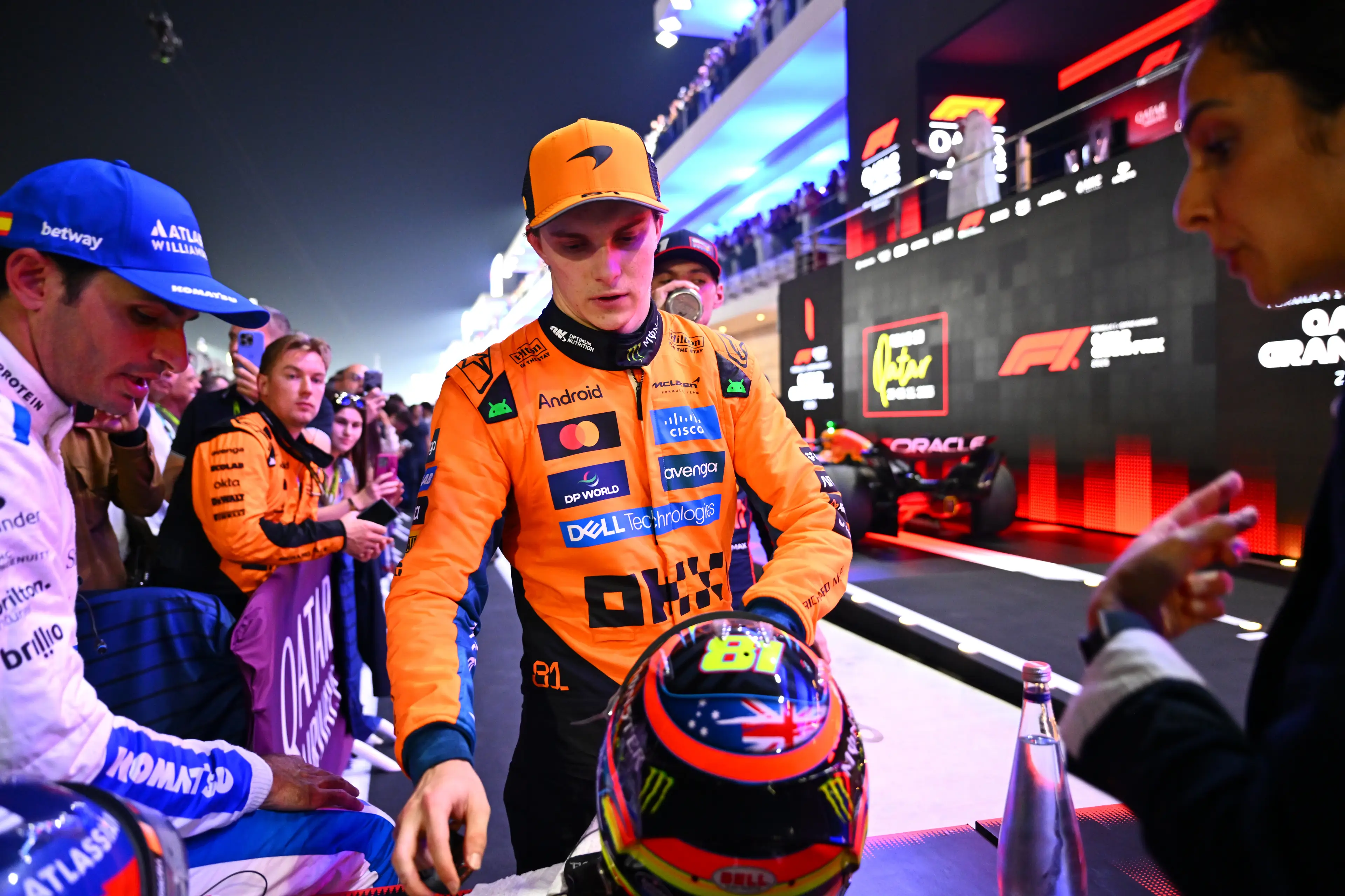 Oscar Piastri following the Qatar Grand Prix (credit: getty)