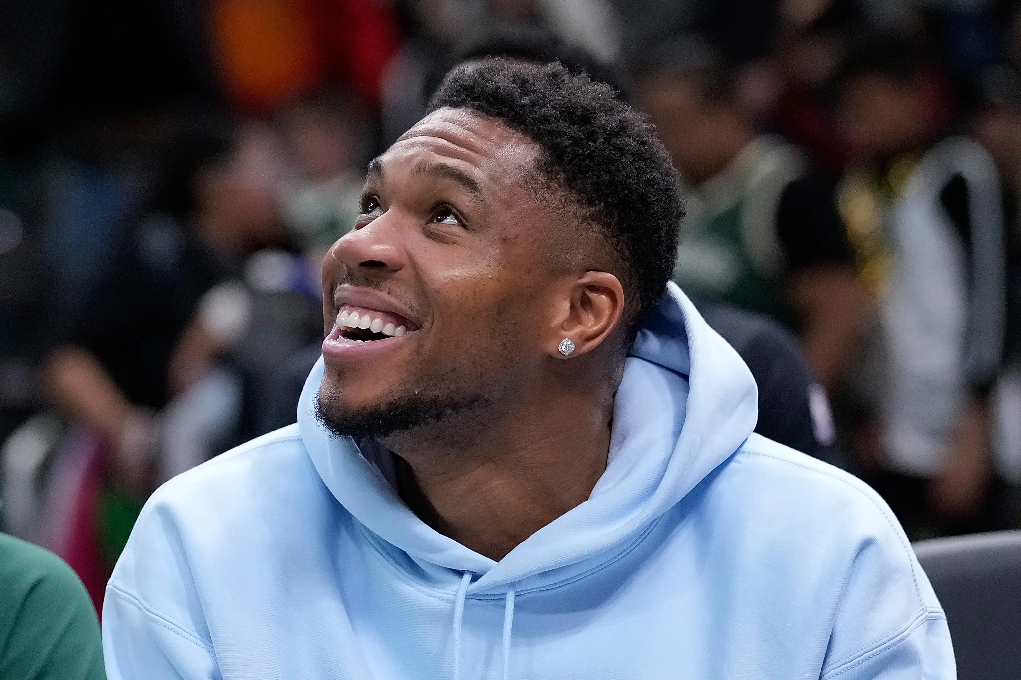 Giannis Antetokounmpo. Image: John Fisher / Stringer via Getty