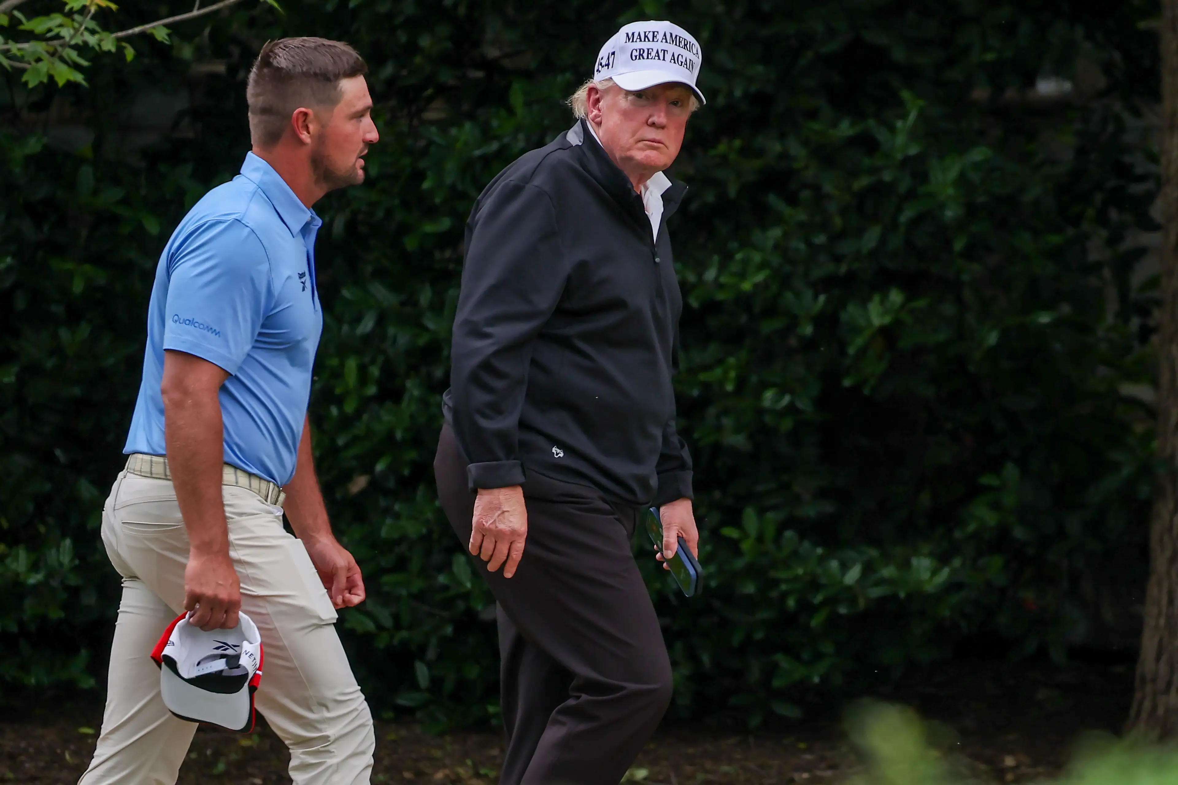 Bryson DeChambeau and Donald Trump at the White House (Image: Getty)