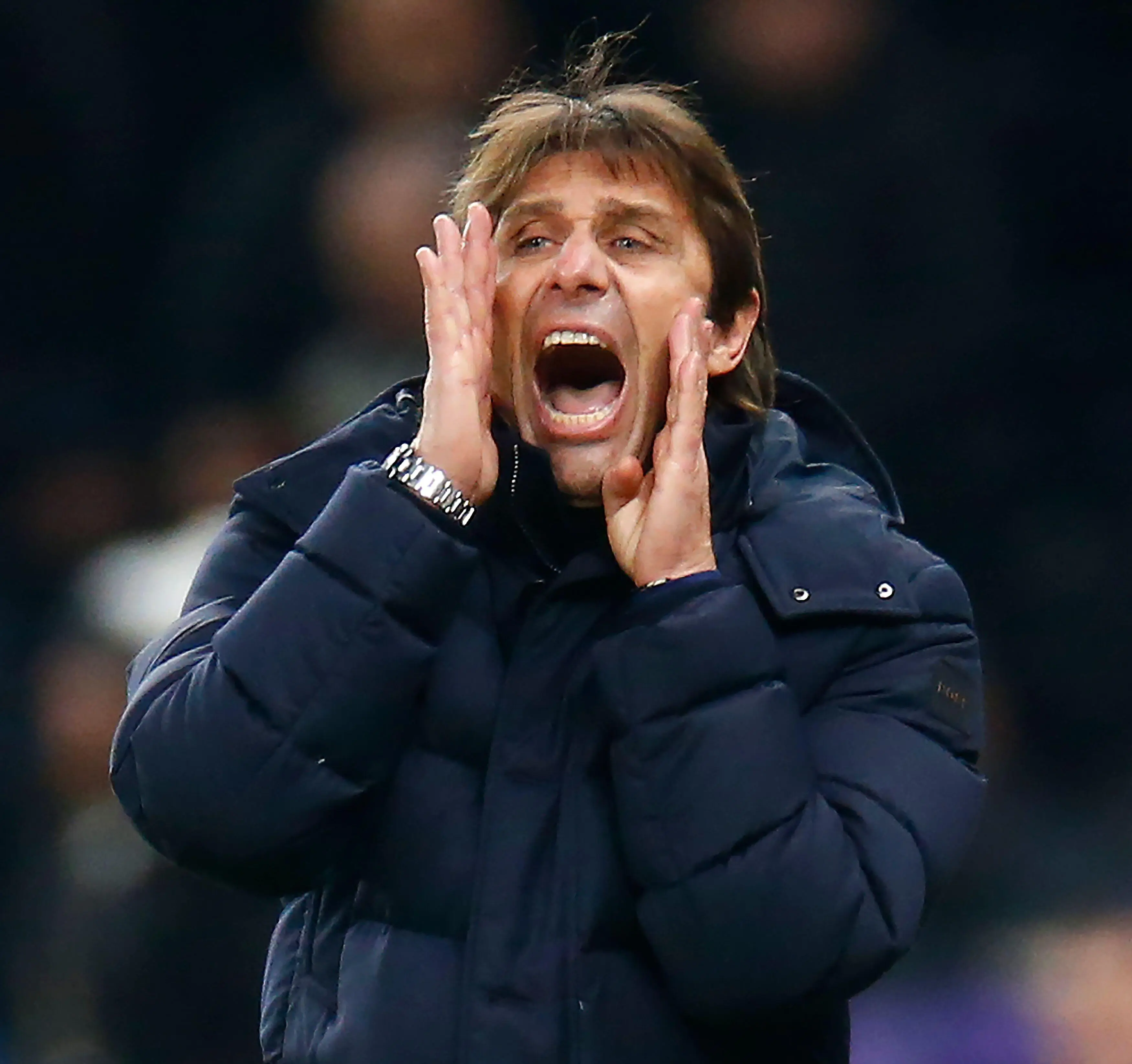 Tottenham boss Antonio Conte has revealed he struggles to sleep around matches (Image: Alamy)