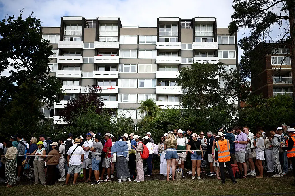 Queues as day one of Wimbledon 2026 kicks off today (Getty Images/ Henry Nicholls) 