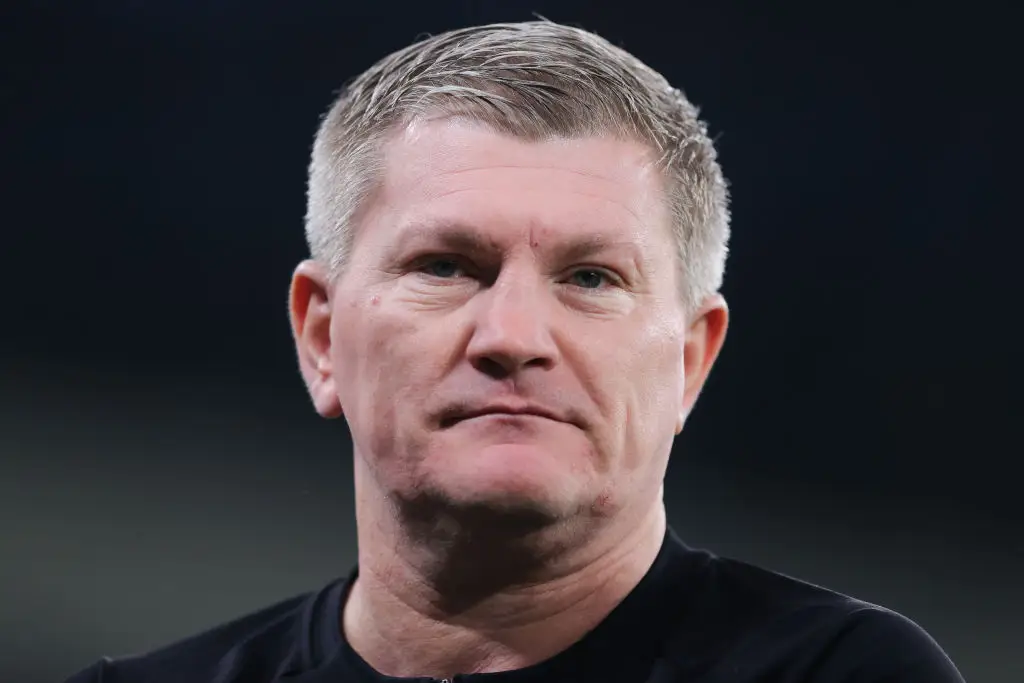 Ricky Hatton, pictured at the Etihad Stadium in 2024, regularly attended Man City matches (Image: Getty) 