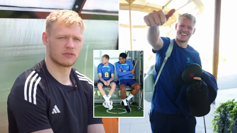 Aaron Ramsdale names two England teammates in his dream five-a-side team as well as Manuel Neuer after "insane" moment