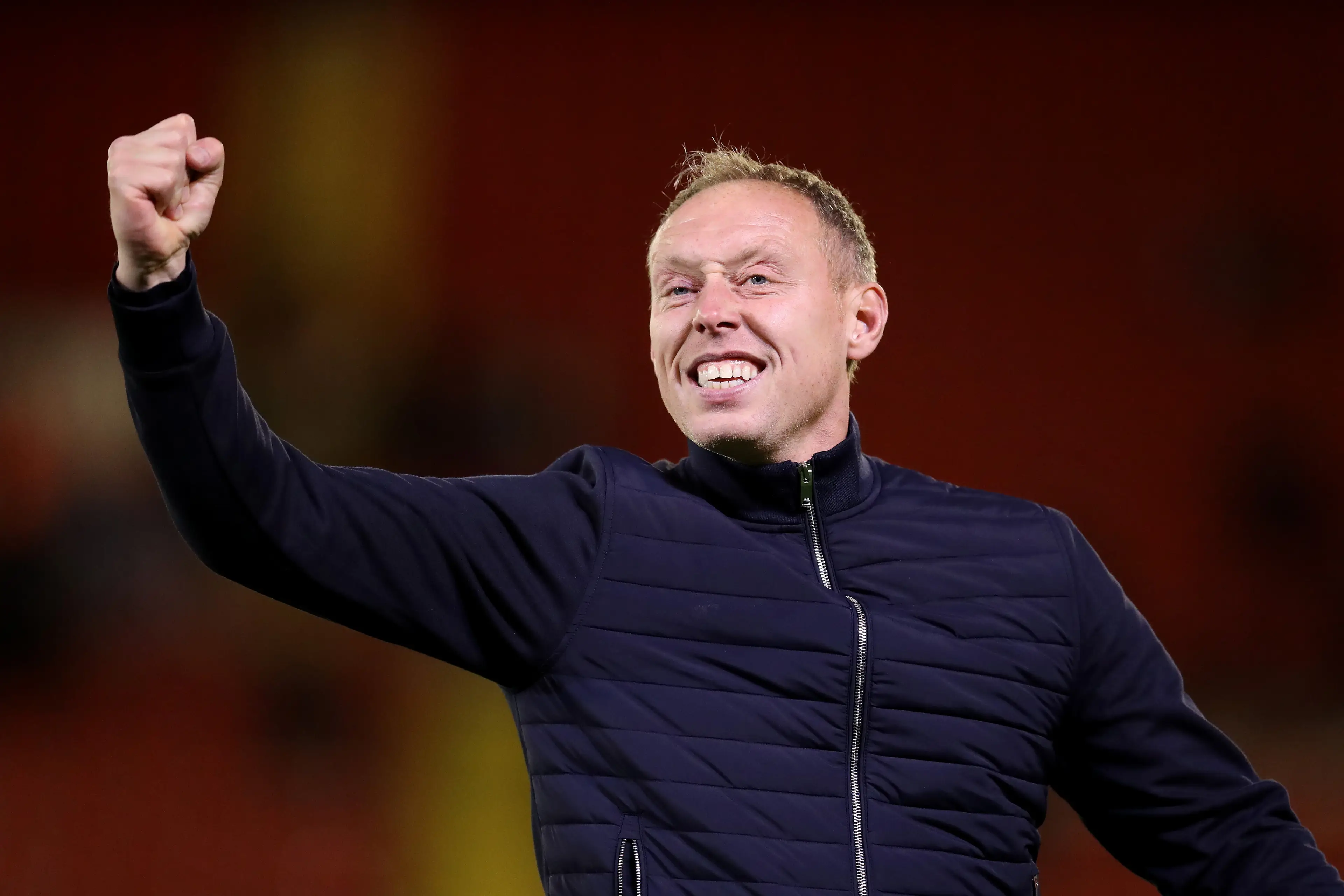 The re-appointment of Steve Cooper has been considered at Nottingham Forest. Image: Getty 