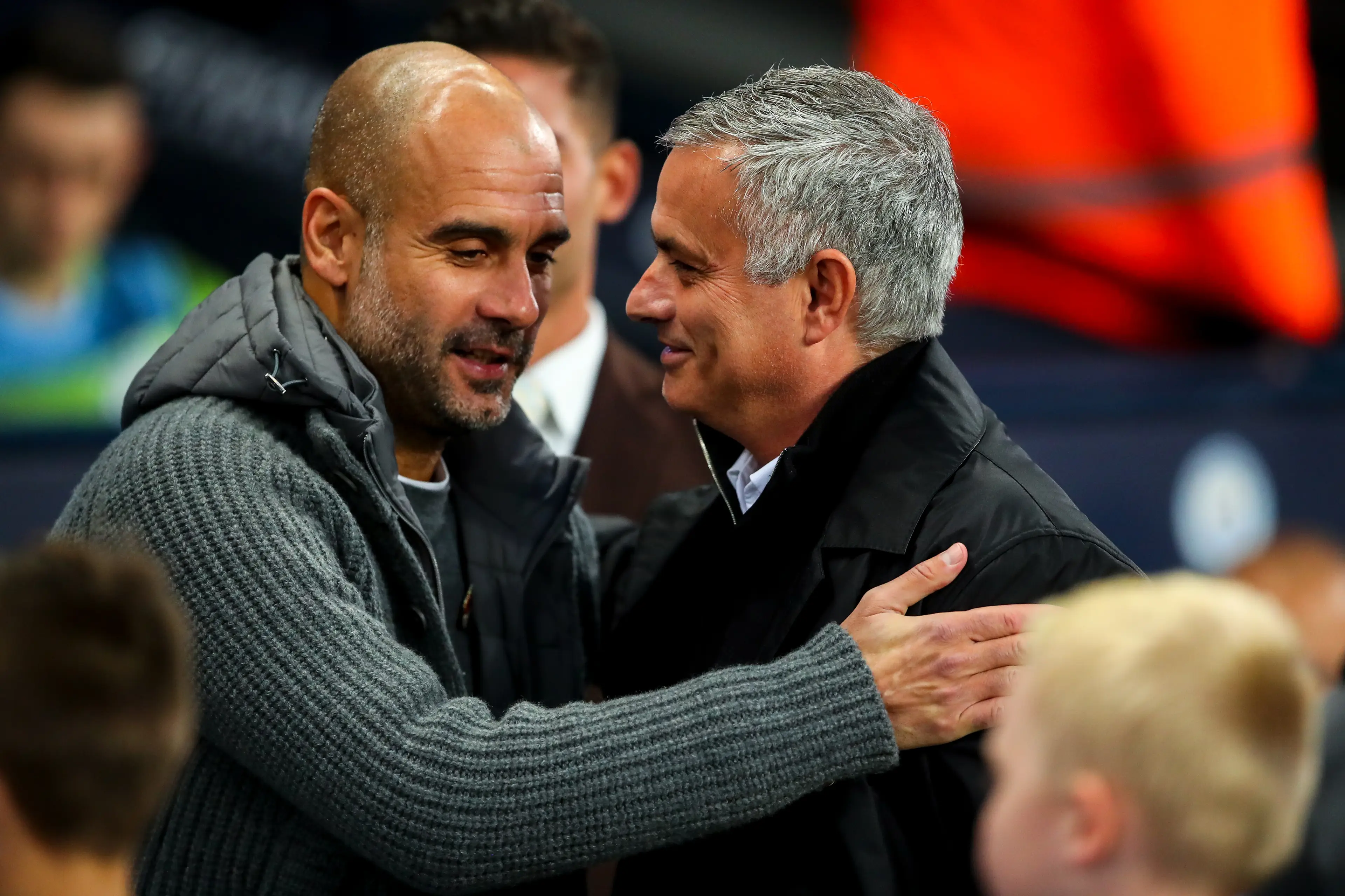 Guardiola and Mourinho's rivalry is one of the greatest in management. Image: Getty