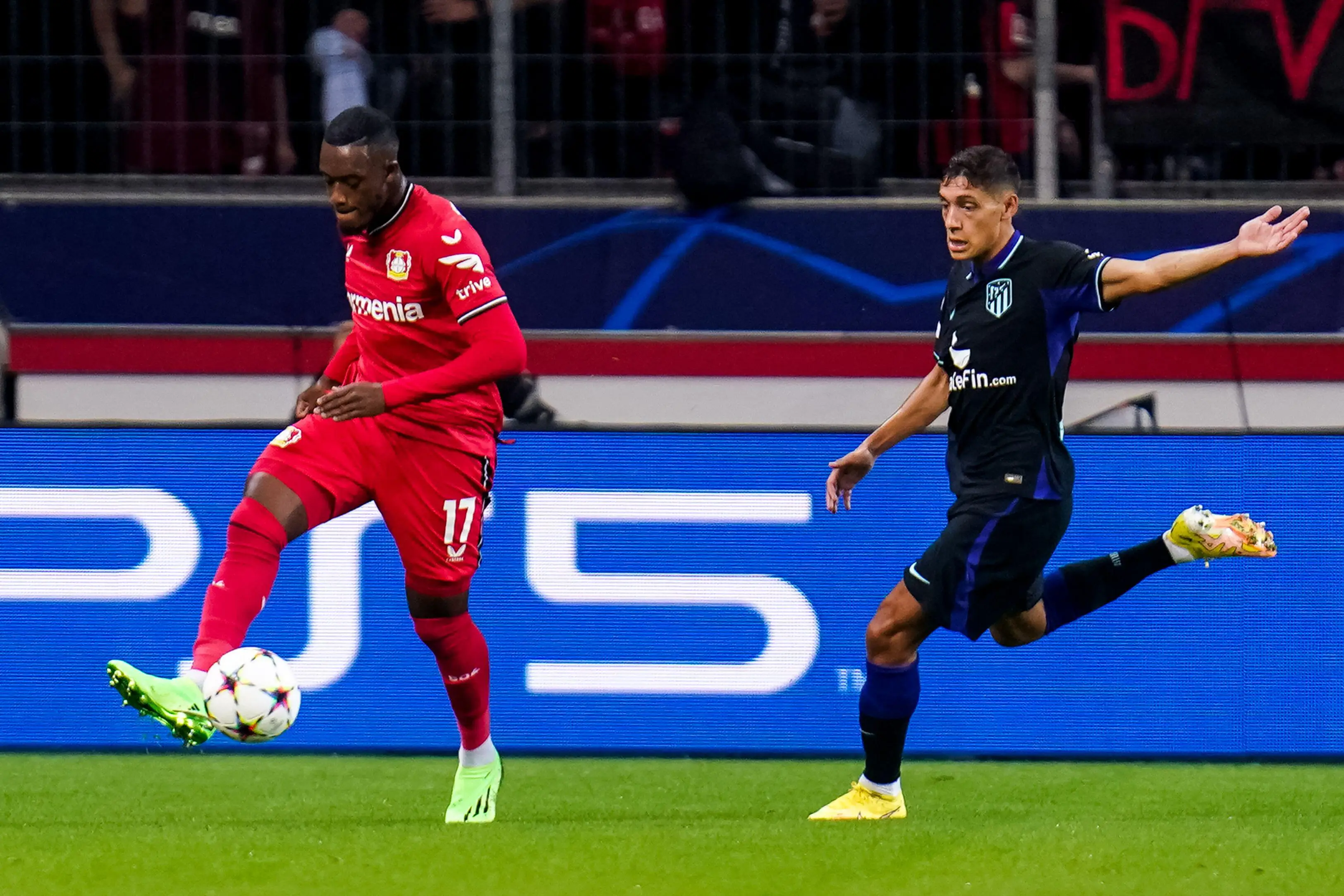 Callum Hudson-Odoi for Bayer Leverkusen. (Alamy)