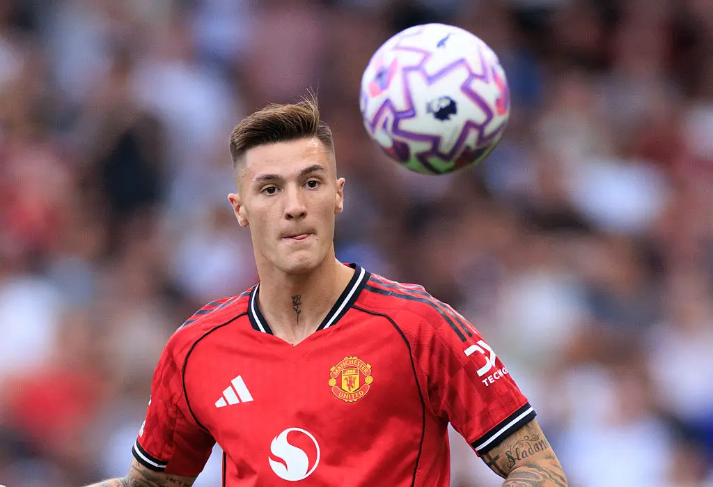 Sesko replaced Casemiro in the second half of United's clash with Fulham. (Image: Marc Atkins/Getty Images)