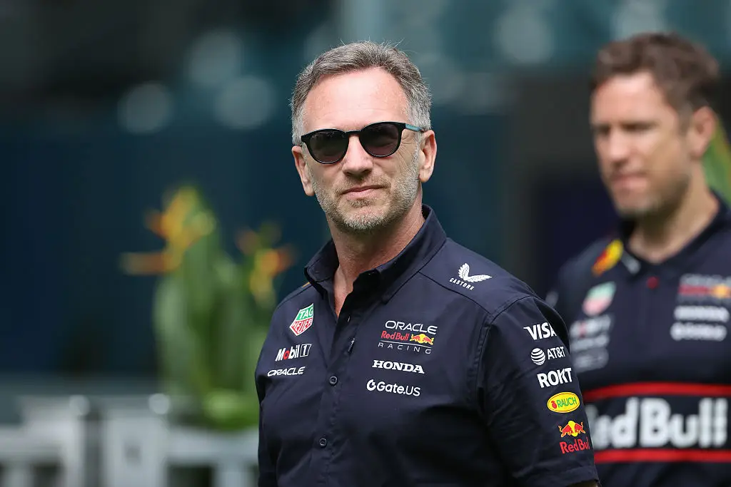 Christian Horner's future at Red Bull is reportedly in doubt due to a lacklustre start to the 2025 season. (Image: Getty)