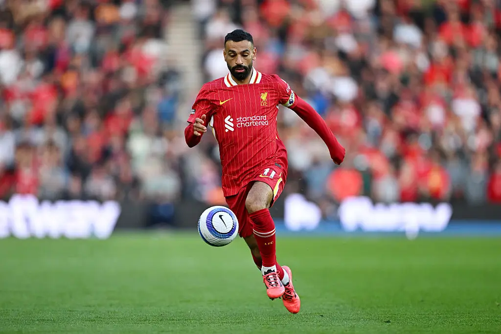 Mohamed Salah has enjoyed his best season at Liverpool in 2024/25. (Image: Getty)