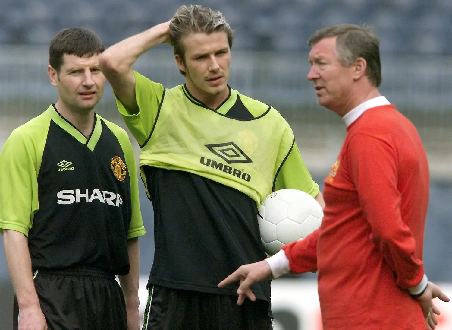 David Beckham had previously felt Fergie's wrath / Photo by PATRICK HERTZOG/AFP via Getty Images