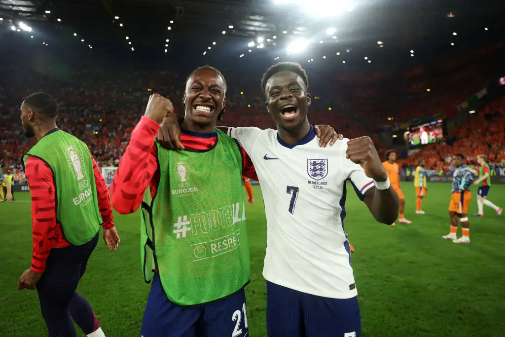 Eberechi Eze and Bukayo Saka are good friends (Credit:Getty)