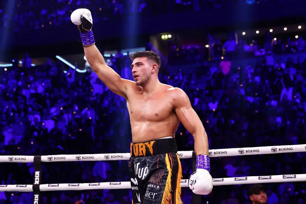 Tommy Fury has been training with UFC interim heavyweight champion Tom Aspinall. (Image: Getty)