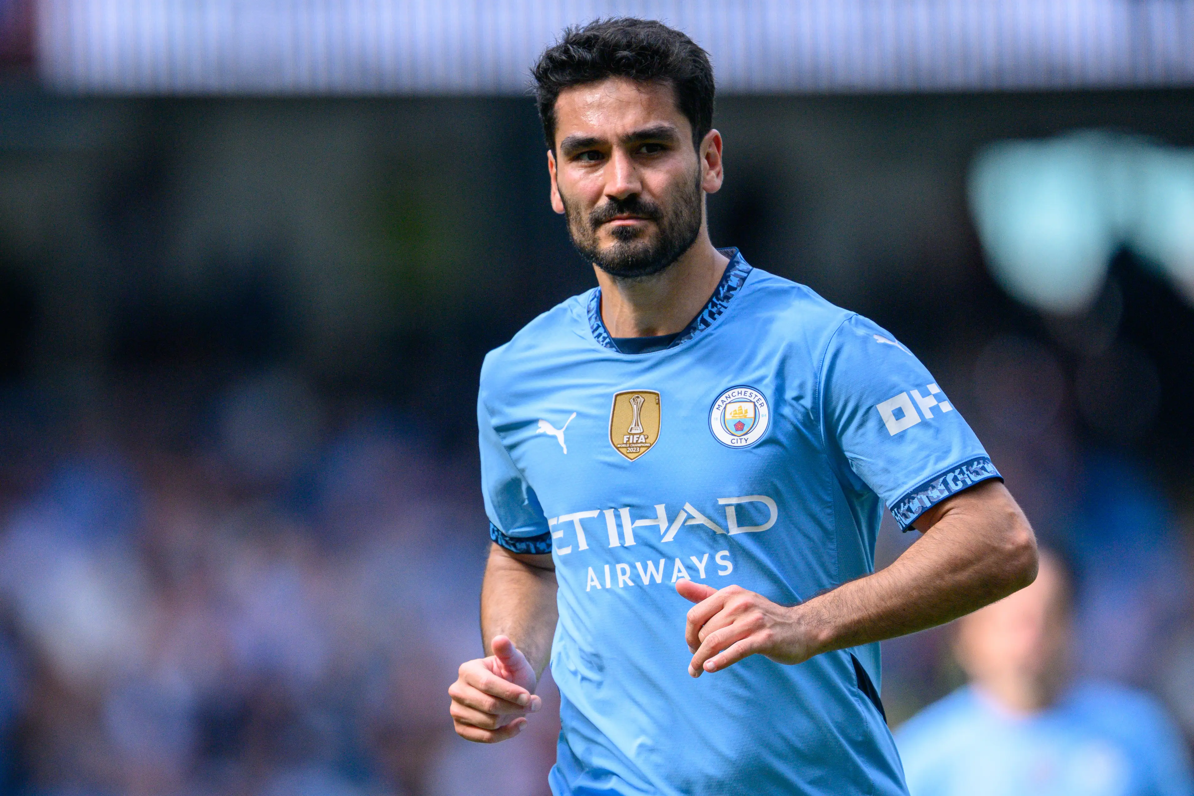Ilkay Gundogan's 43 appearances sees him receive a contract extension. Image: Getty