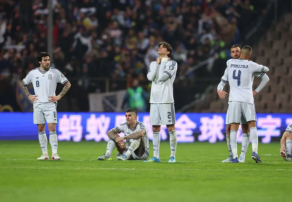 Italy failed to qualify for the 2026 FIFA World Cup (Credit:Getty)