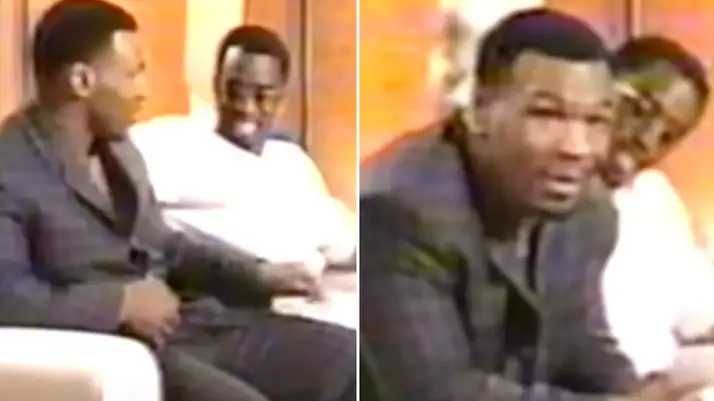 Resurfaced footage of Mike Tyson's awkward exchange with Sean 'Diddy' Combs is going viral