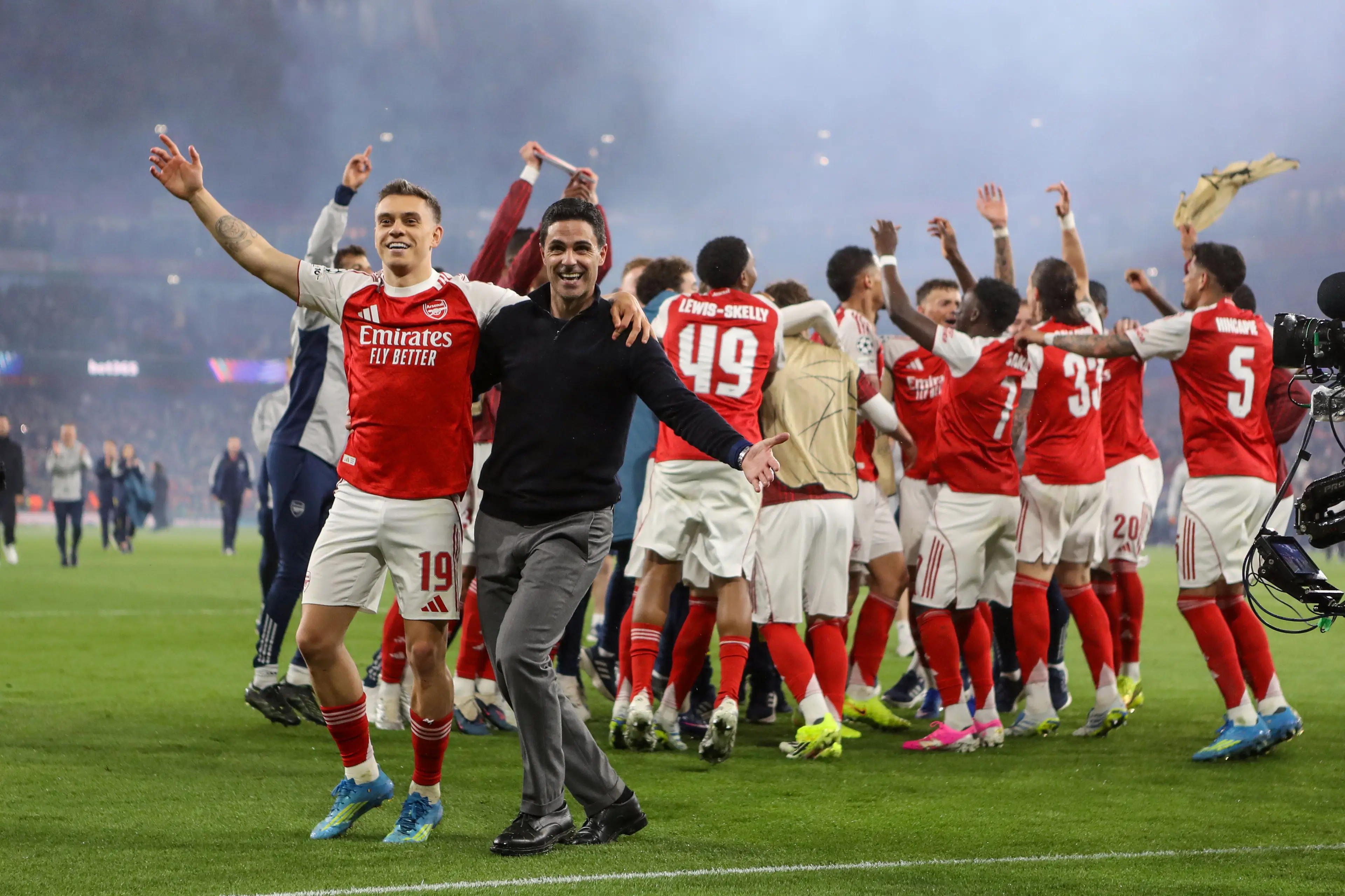 Arsenal will contest their first Champions League final since 2006 (Image: Getty)