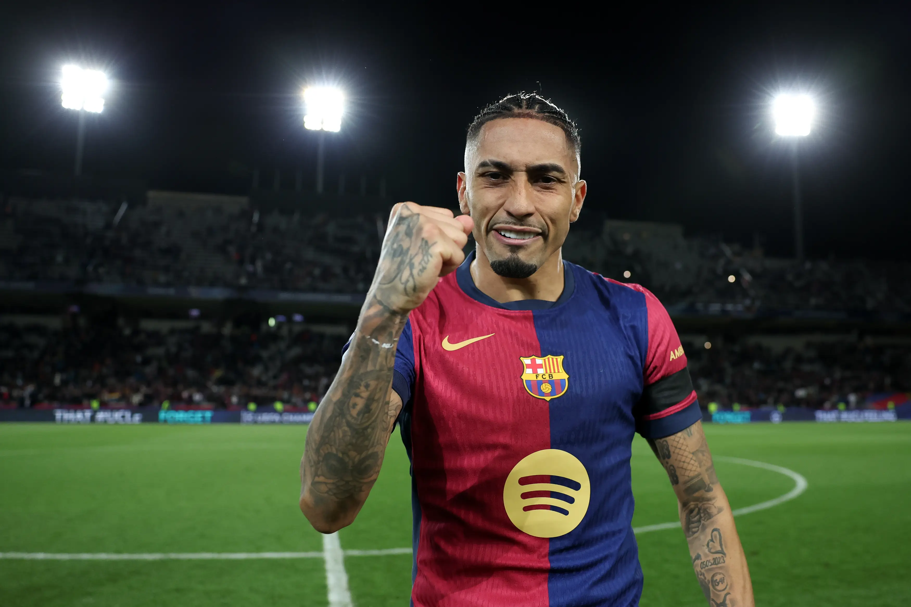 Raphinha's Champions League prediction is already up in smoke. Image: Getty