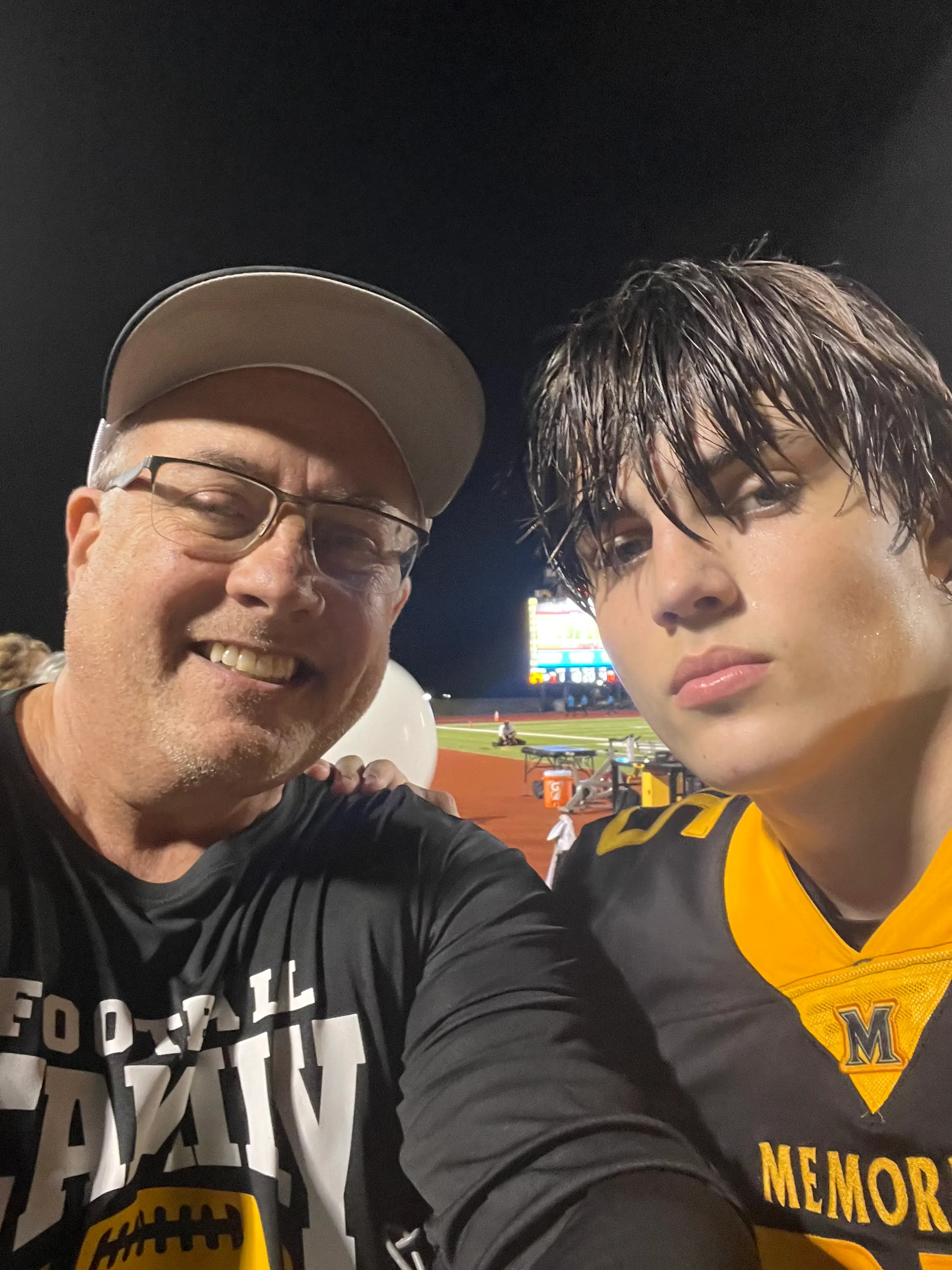 Jeff Metcalf and his late son Austin. Image: GoFundMe