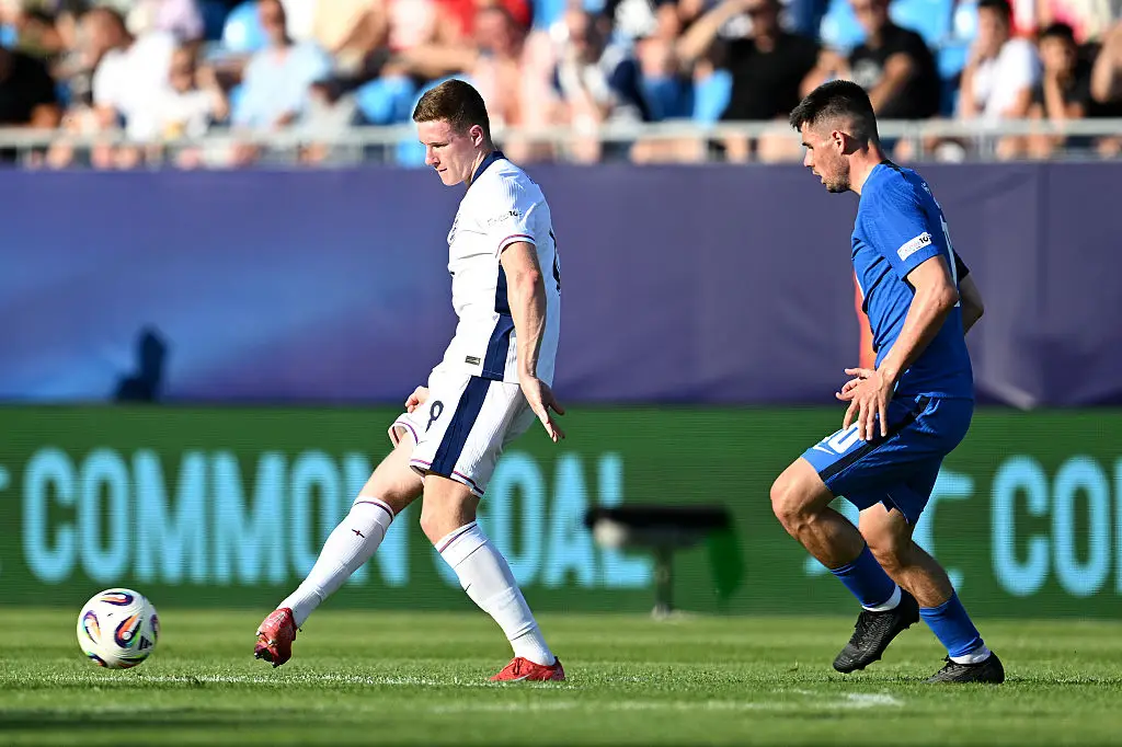 Eliott Anderson impressed while playing for England at the U21 Euros. (Image: Getty)